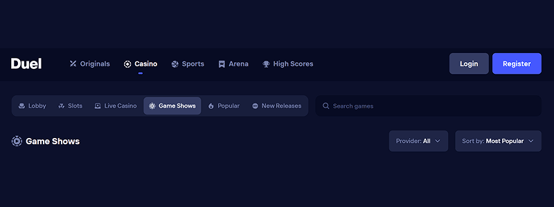 Use search when you already know the title Use search when you already know the title